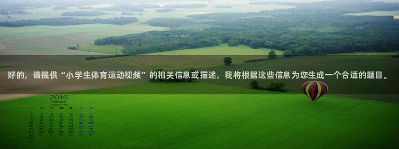 米兰体育官方正版app集团：好的，请提供“小学生体育