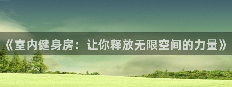 米兰体育官方正版app娱乐下载：《室内健身房：让你释放无限空