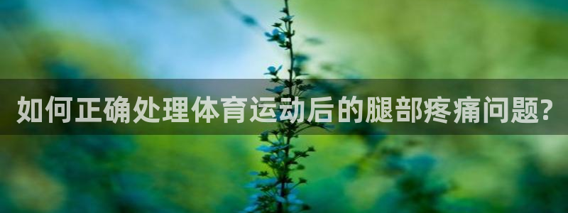 米兰体育官方正版app神州：如何正确处理体育运动后的