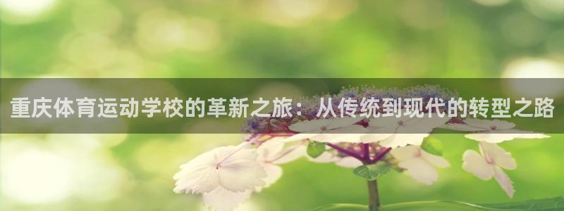 米兰体育官网下载平台：重庆体育运动学校的革新之旅：从传统到现